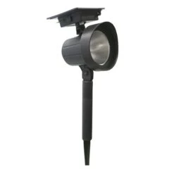 25 Lumen Solar Color Changing Spot Light, Black