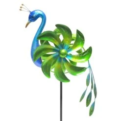 47IN PEACOCK SPINNER STAKE