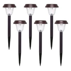 6-Pack 5 Lumens Melville Solar Pathway Lights