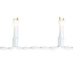 8-Function White Micro LED Curtain Lights, 8'