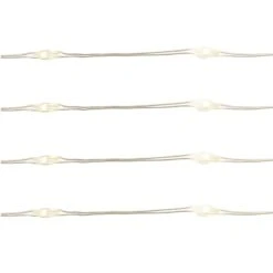 80-Count Mini LED Outdoor String Light Set, Battery Operated