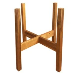 Acacia Wood Plant Stand, Medium