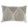 Andorra Umber Lumbar Outdoor Throw Pillow, 14x20
