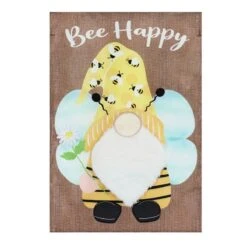 Bee Happy Garden Flag