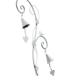 Bird & Bells Metal Garden Stake, 47" -Patio Furniture Shop bird bells metal garden stake 47 2