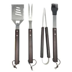 Bistro Wooden BB-Q Tool Set