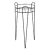 Black Metal Wire Plant Stand, 21"