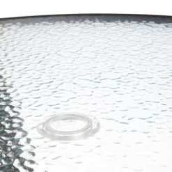 Black Steel Round Table, 42" -Patio Furniture Shop black steel round table 42 2