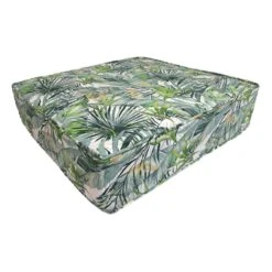Blue Sanya Gusseted Outdoor Deep Seat Cushion