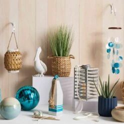 Blue Shell Windchime -Patio Furniture Shop blue shell windchime 2