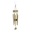 Brass Metal & Wood Wind Chime, 31"