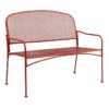 Bright Fun Outdoor Bench, Ketchup Red
