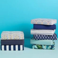 Calisto Striped Gusseted Outdoor Deep Seat Cushion -Patio Furniture Shop calisto striped gusseted outdoor deep seat cushion 4