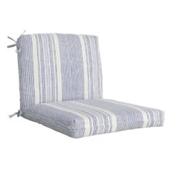 Calisto Striped Outdoor Hinged Seat Cushion
