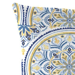 Castille Multicolor Mandala Oversized Outdoor Throw Pillow, 20" -Patio Furniture Shop castille multicolor mandala oversized outdoor throw pillow 20 2