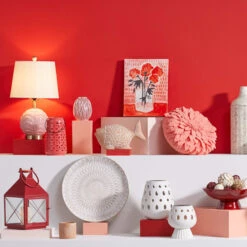 Coral Petal Outdoor Throw Pillow, 17" -Patio Furniture Shop coral petal outdoor throw pillow 17 4