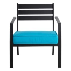 Crosby St Grammercy Black Steel Outdoor Sling Chair -Patio Furniture Shop crosby st grammercy black steel outdoor sling chair 2