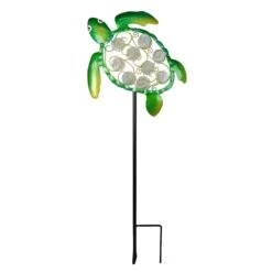 Decorative Metal Garden Stake, Sea Turtle