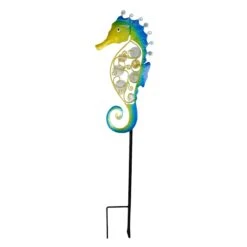 Decorative Metal Garden Stake, Seahorse