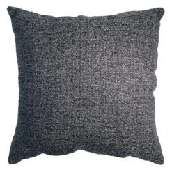 Fiddlestix Premium Dark Grey Outdoor Throw Pillow, 16"