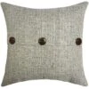 Fiddlestix Premium Linen Outdoor Throw Pillow With Buttons, 18"