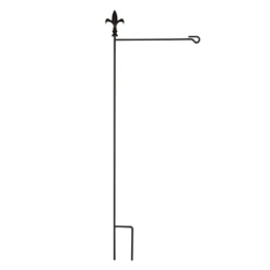 Fleur-de-lis Garden Flag Pole, 45"