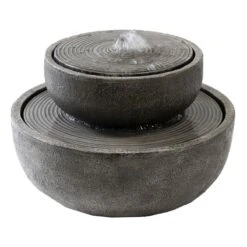 Found & Fable 2-Tier Garden Fountain, 22"