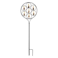 Found & Fable 7-Bell Chime Yard Stake, 48"