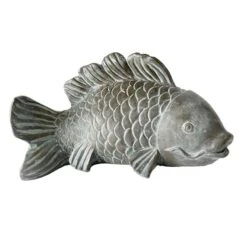 Found & Fable Koi Fish Garden Figurine, 12"