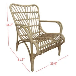 Found & Fable Tahiti Wicker Outdoor Lounge Chair -Patio Furniture Shop found fable tahiti wicker outdoor lounge chair 5