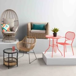 Found & Fable Wates All-Weather Natural Wicker Outdoor Chair -Patio Furniture Shop found fable wates all weather natural wicker outdoor chair 9