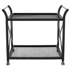 Grammercy Black Steel Slat Outdoor Chaise Lounge Chair -Patio Furniture Shop grammercy black steel slat outdoor chaise lounge chair 3