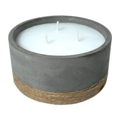 Grey Rope Citronella Candle, 29oz