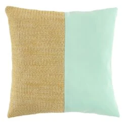 Hermosa Icy Morning Color Block Outdoor Throw Pillow, 18"