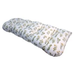 Honeybloom Floral Print Outdoor Wicker Settee Cushion
