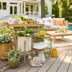 Honeybloom Mushroom Garden Statue, 14" -Patio Furniture Shop honeybloom mushroom garden statue 14 2