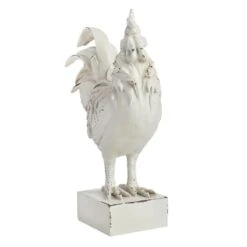 Honeybloom Outdoor Rooster Figurine, 17"