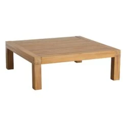 Honeybloom Park City Blonde Acacia Wood Outdoor Coffee Table