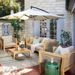 Honeybloom Park City Outdoor Blonde Acacia Wood Lounge Chair With Rope Accent -Patio Furniture Shop honeybloom park city outdoor blonde acacia wood lounge chair with rope accent 6