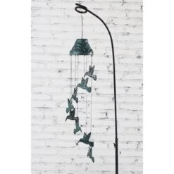 Hummingbird Bouquet Wind Chime, 29" -Patio Furniture Shop hummingbird bouquet wind chime 29 1