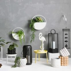 Laila Ali Black Metal Outdoor Lantern, 16" -Patio Furniture Shop laila ali black metal outdoor lantern 16 3