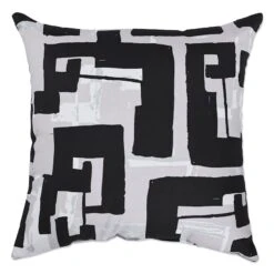 Laila Ali Bryant Geo Pattern Glacier Throw Pillow, 16"