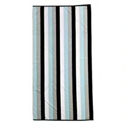 Laila Ali Cabana Striped Beach Towel, 34x62