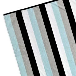 Laila Ali Cabana Striped Beach Towel, 34x62 -Patio Furniture Shop laila ali cabana striped beach towel 34x62 3
