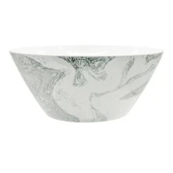 Laila Ali Marbled Melamine Serving Bowl