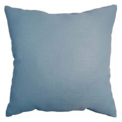 Light Blue Oversized Outdoor Throw Pillow, 20"