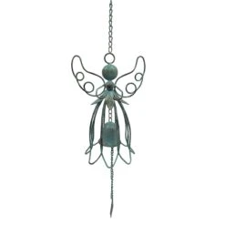 Metal Angel Wind Chime, 11"