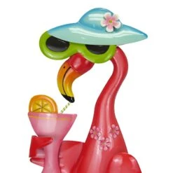 Metal Party Flamingo Stake, 38" -Patio Furniture Shop metal party flamingo stake 38 2