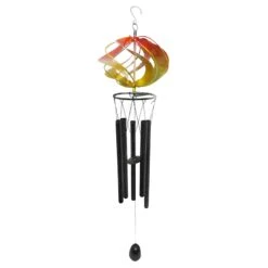 Metal Spinner Wind Chime, 30"