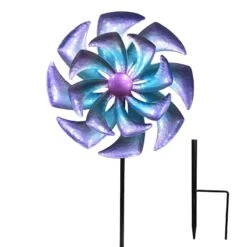 Metal Windmill Stake, 45" -Patio Furniture Shop metal windmill stake 45 2